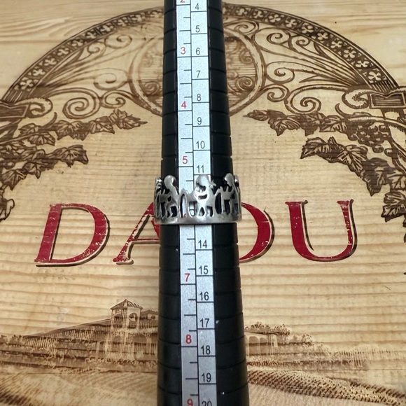 Vintage James Avery Retired Sterling Silver Children Holding Hands Ring 6 - Picture 5 of 5